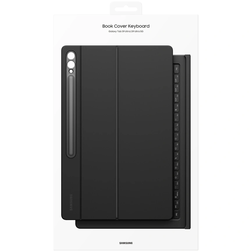Чехол-клавиатура Samsung Book Cover Keyboard для Galaxy Tab S9 Plus/S9 FE Plus Black (EF-DX815B) фото 9