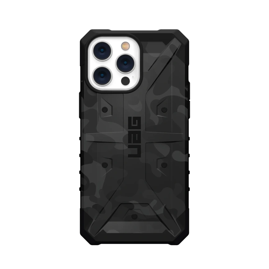 Чехол UAG Pathfinder SE для iPhone 14 Pro Black Midnight Camo фото 4