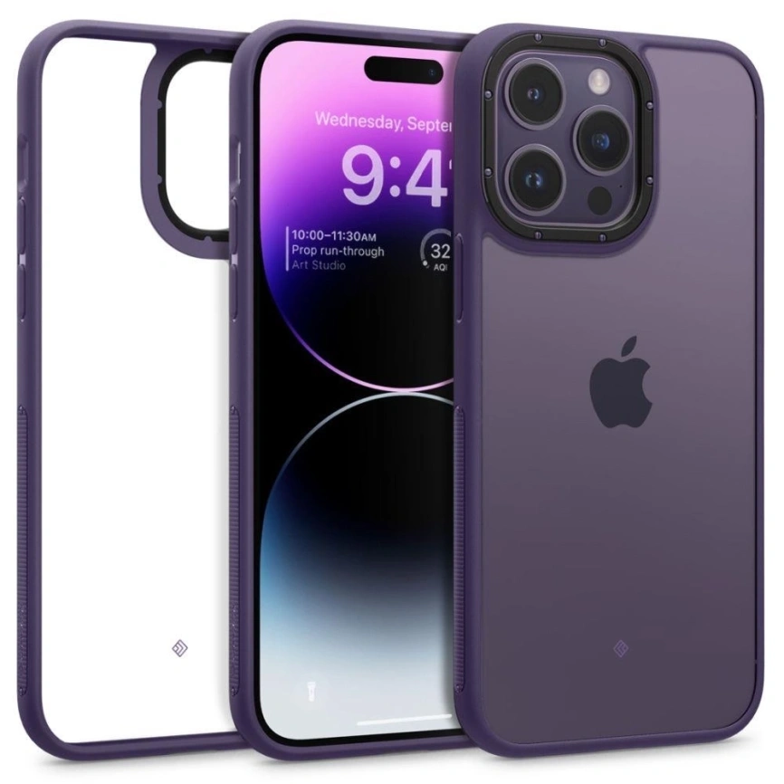 Чехол Spigen Caseology Skyfall для iPhone 14 Pro (ACS05566) Purple фото 1