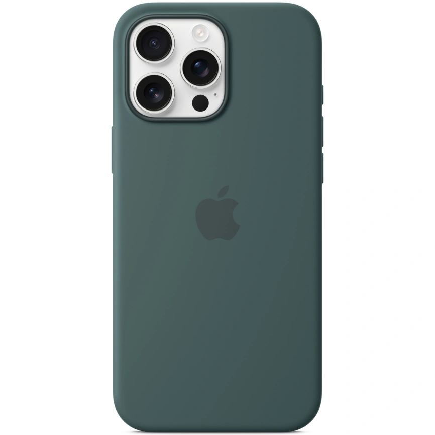 Чехол Apple Silicone Case with MagSafe для iPhone 16 Pro Max Lake Green фото 2