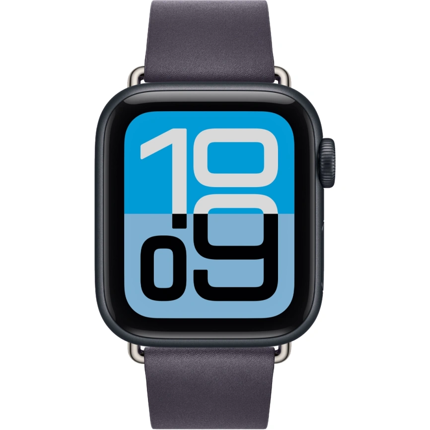 Смарт-часы Apple Watch SE (2025) 40mm Midnight Aluminum Case with Midnight Purple Modern Buckle S фото 3