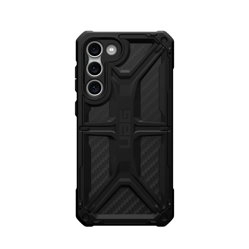 Чехол UAG Monarch Series для Galaxy S23 (840283906909) Carbon Fiber фото 8