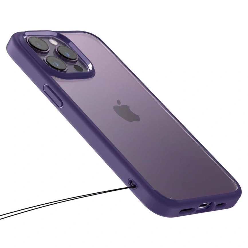 Чехол Spigen Ultra Hybrid для iPhone 14 Pro (ACS05577) Purple фото 8