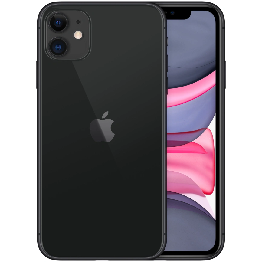 Смартфон Apple iPhone 11 64Gb Black (Черный) (MHDA3RU/A) фото 1