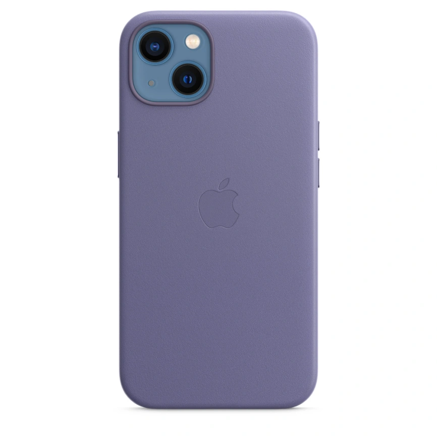 Кожаный чехол Apple MagSafe для iPhone 13 Сиреневая глициния фото 7