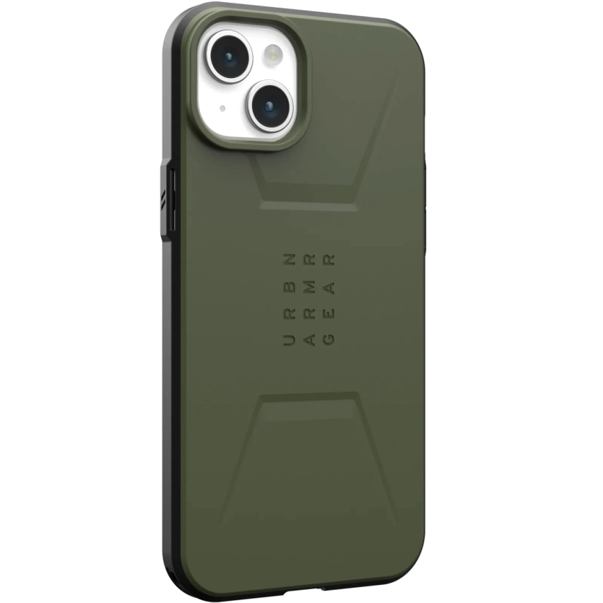 Чехол UAG Civilian with MagSafe для iPhone 15 Olive Drab (114287114040) фото 7