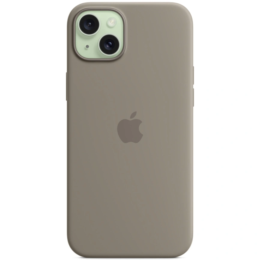 Силиконовый чехол Apple MagSafe для iPhone 15 Plus Clay фото 1