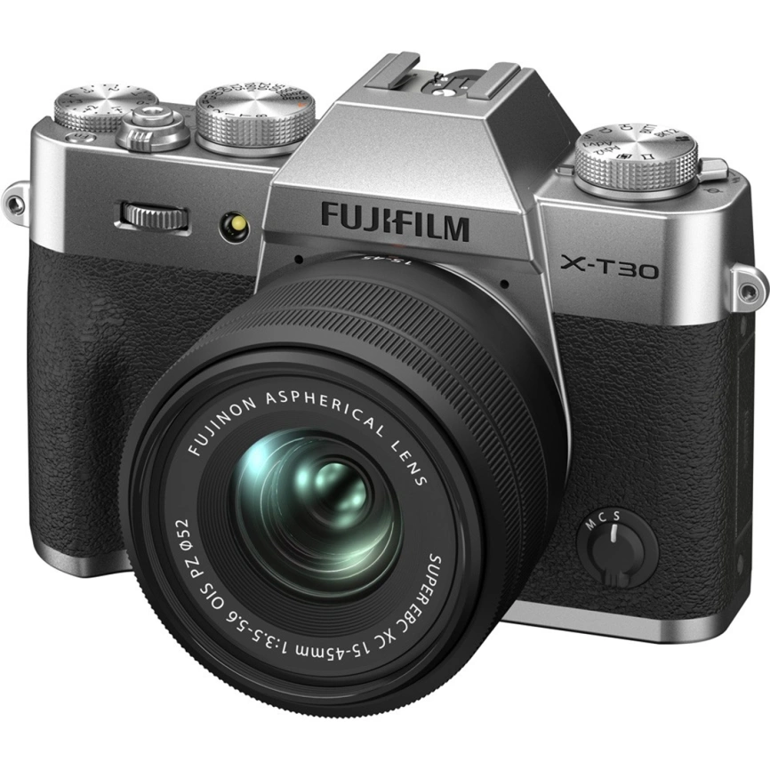 Фотоаппарат со сменной оптикой Fujifilm X-T30 II Kit 15-45mm Silver фото 7