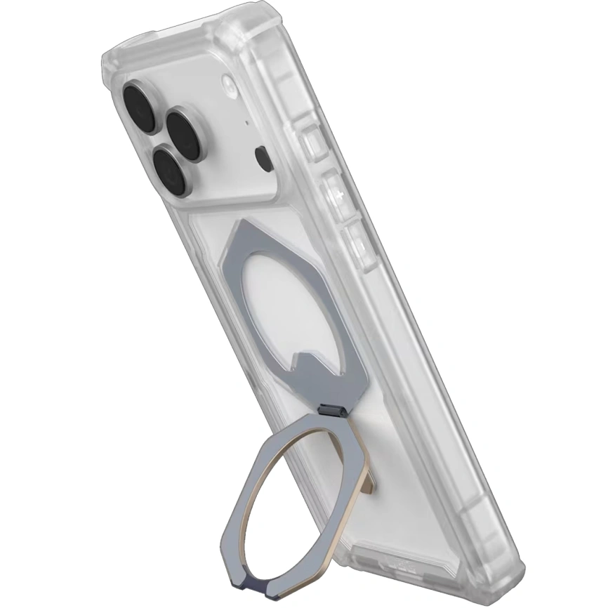 Чехол UAG MagSafe Plasma XTE Case для iPhone 17 Pro Max Clear/Titanium (114528114G36) фото 2