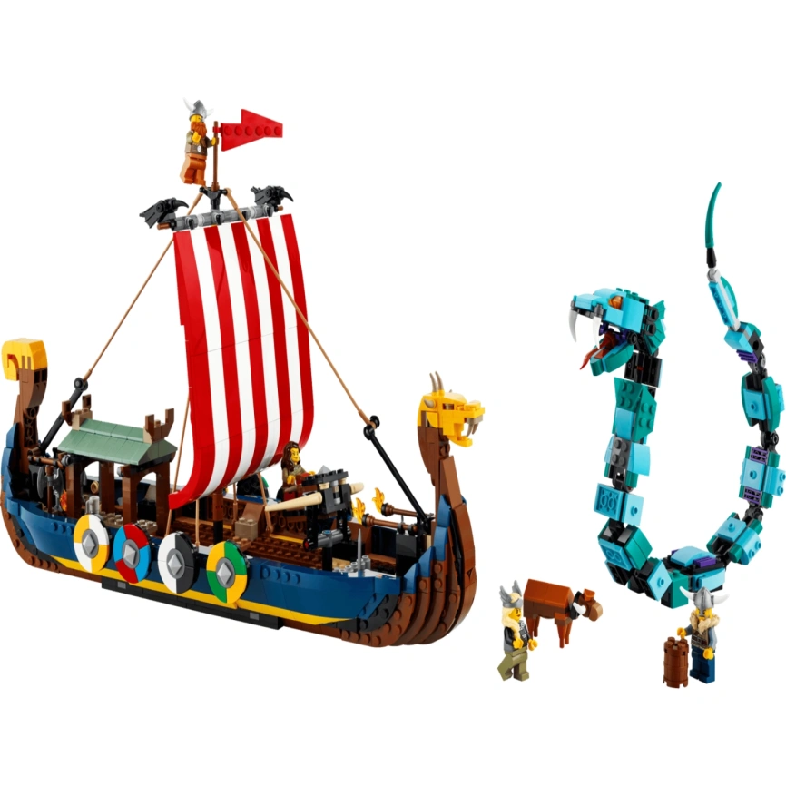 Конструктор LEGO Creator Viking Ship and the Midgard Serpent 31132 фото 1