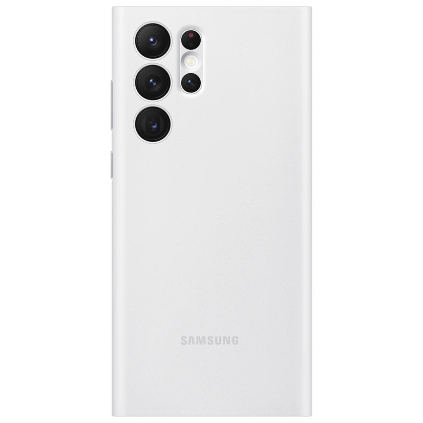 Чехол Samsung Smart Clear View Cover для Galaxy S22 Ultra (EF-ZS908CWEGRU) White фото 2