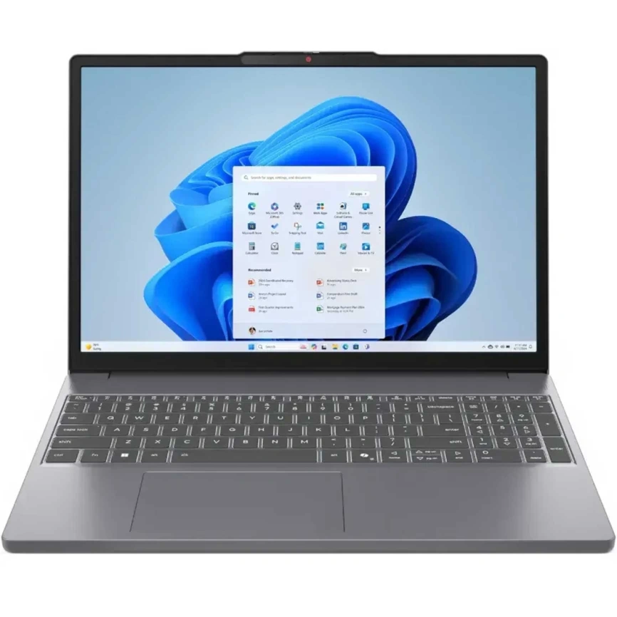 Ноутбук Lenovo IdeaPad Slim 3 16IRH10R 16 IPS/ i7-240H/16GB/1TB SSD (83K50007RK) Luna Grey фото 3