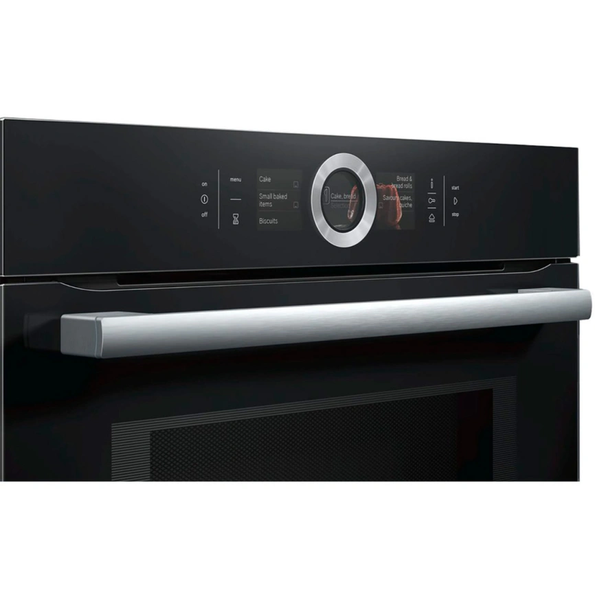 Электрический духовой шкаф Bosch Serie 8 HNG6764B6 Black фото 2