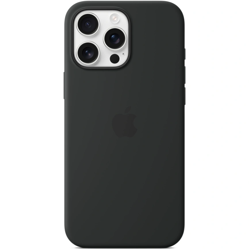 Чехол Apple Silicone Case with MagSafe для iPhone 16 Pro Black фото 2