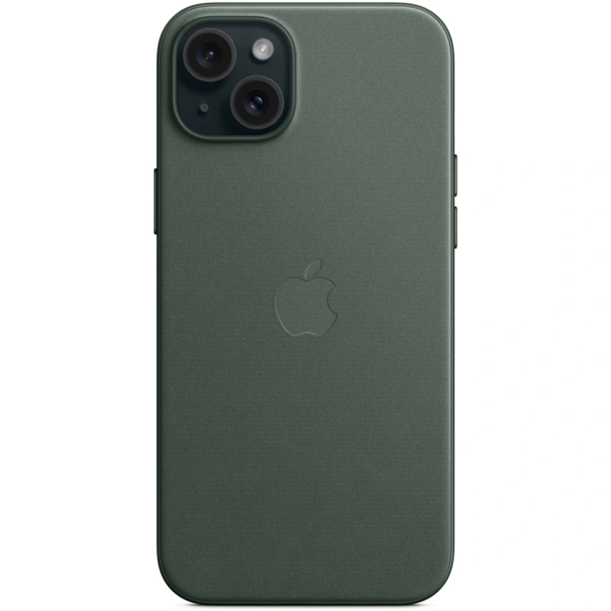 Чехол Apple FineWoven with MagSafe для iPhone 15 Plus Evergreen фото 4