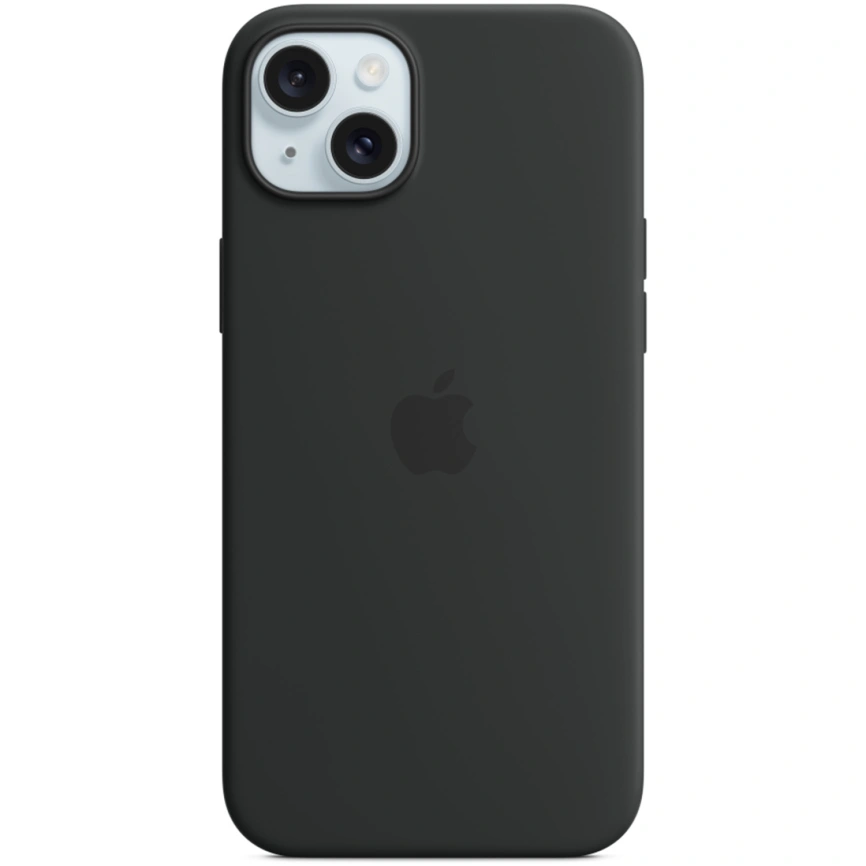 Силиконовый чехол Apple MagSafe для iPhone 15 Plus Black фото 2