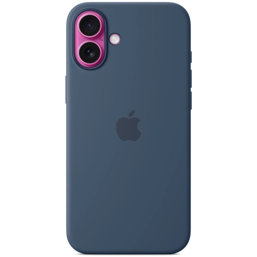 Чехол Apple Silicone Case with MagSafe для iPhone 16 Plus Denim фото 4