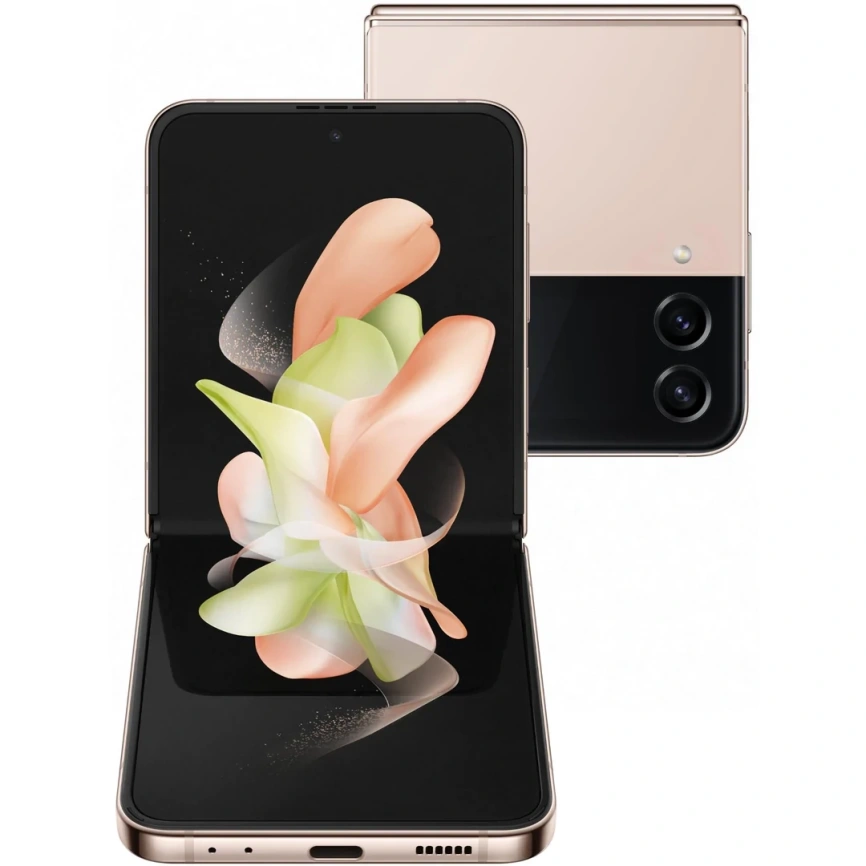 Смартфон Samsung Galaxy Z Flip4 SM-F721B 8/128Gb Pink Gold (Розовое золото) фото 1