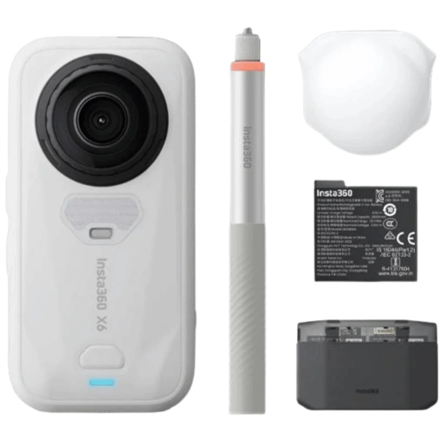 Экшн-камера Insta360 X6 Essentials Bundle White фото 3