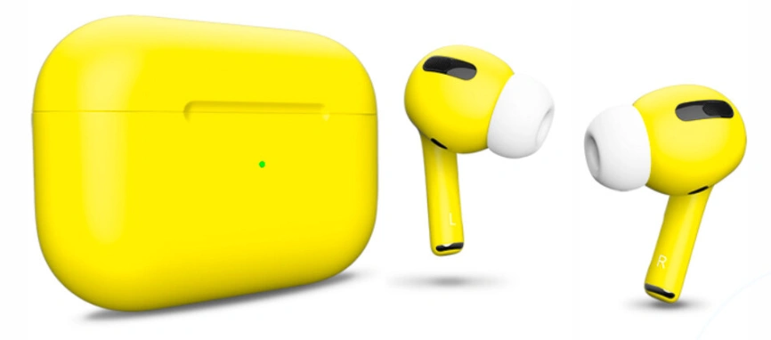 Наушники Apple AirPods Pro Color Light Yellow Matte фото 1
