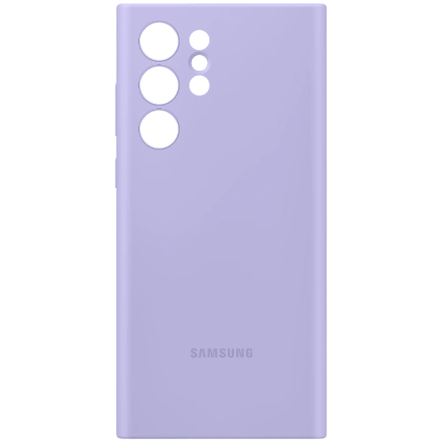 Чехол Samsung Silicone Cover для Galaxy S22 Ultra (EF-PS908TVEGRU) Lavender фото 1