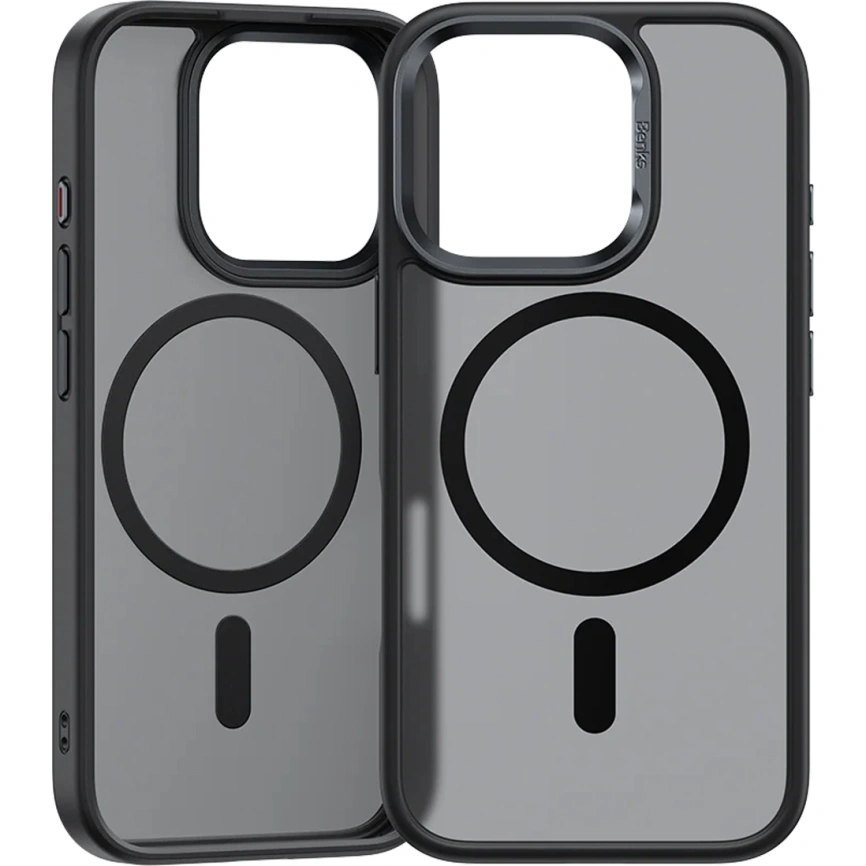 Чехол Benks Mist Protective Case with MagSafe для iPhone 16 Pro Black фото 1