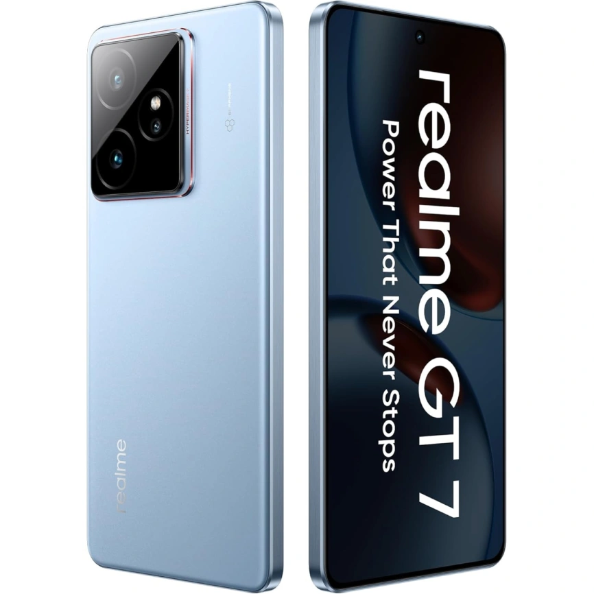 Смартфон Realme GT7 12/512Gb IceSense Blue фото 5