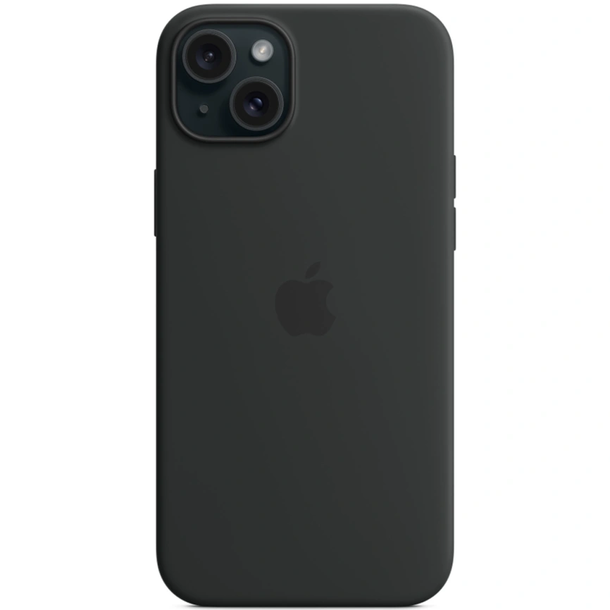 Силиконовый чехол Apple MagSafe для iPhone 15 Black фото 1