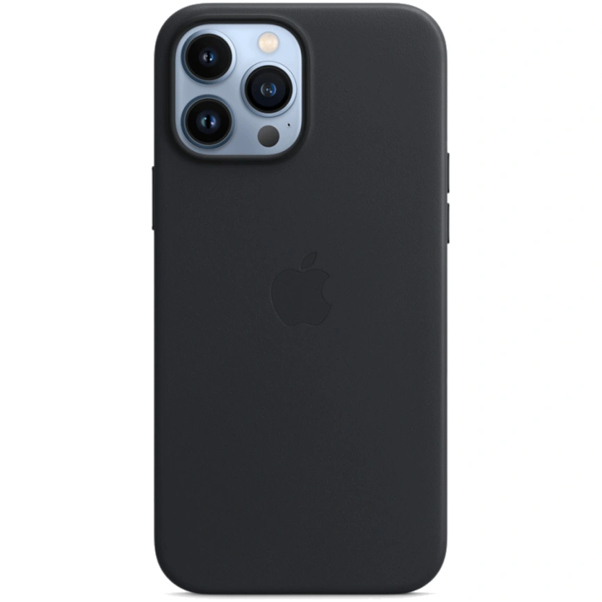 Кожаный чехол Apple MagSafe для iPhone 13 Pro Max Тёмная ночь фото 2