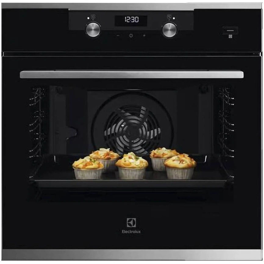 Электрический духовой шкаф Electrolux KODEH70X Black/Stainless Steel фото 1