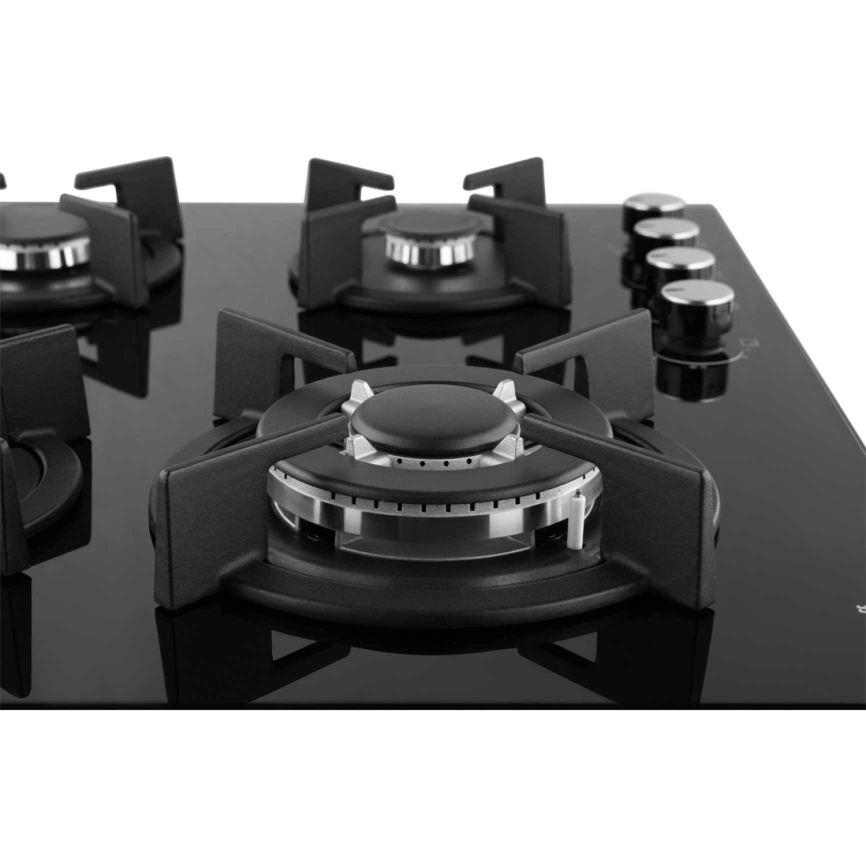 Газовая варочная панель Weissgauff HG 640 BGH Black фото 5