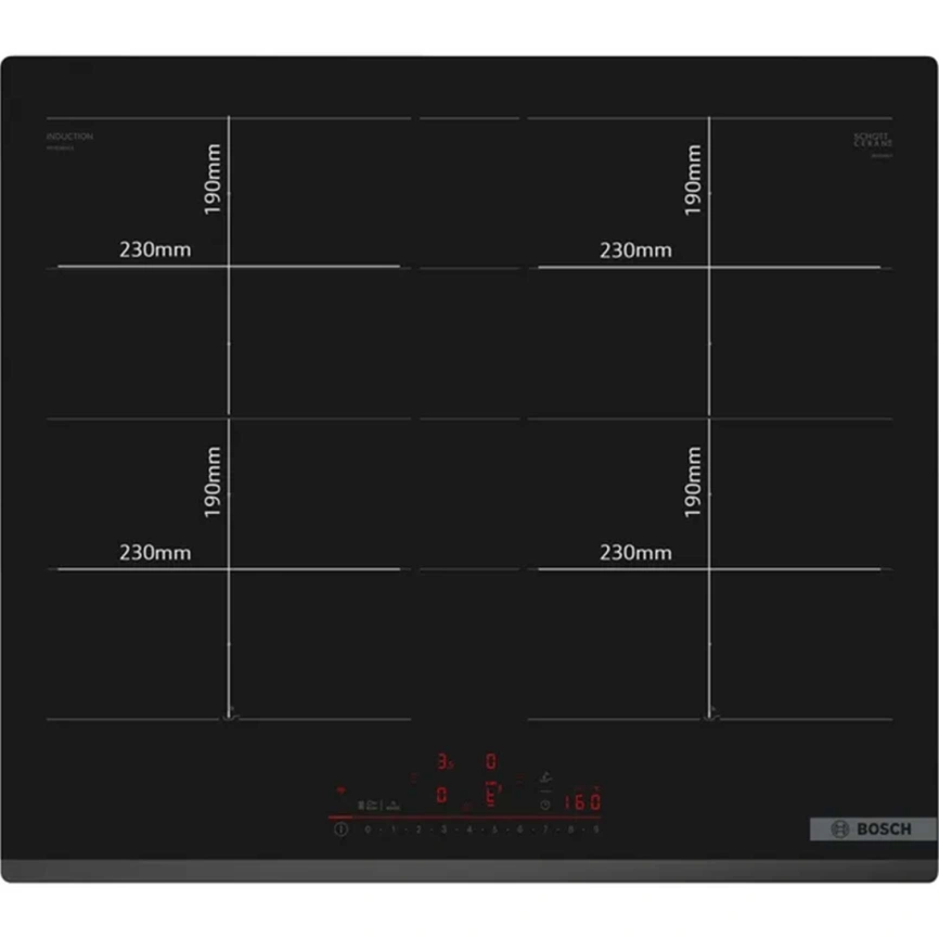 Индукционная варочная панель Bosch Serie 6 PXY63KHC1E Black фото 5