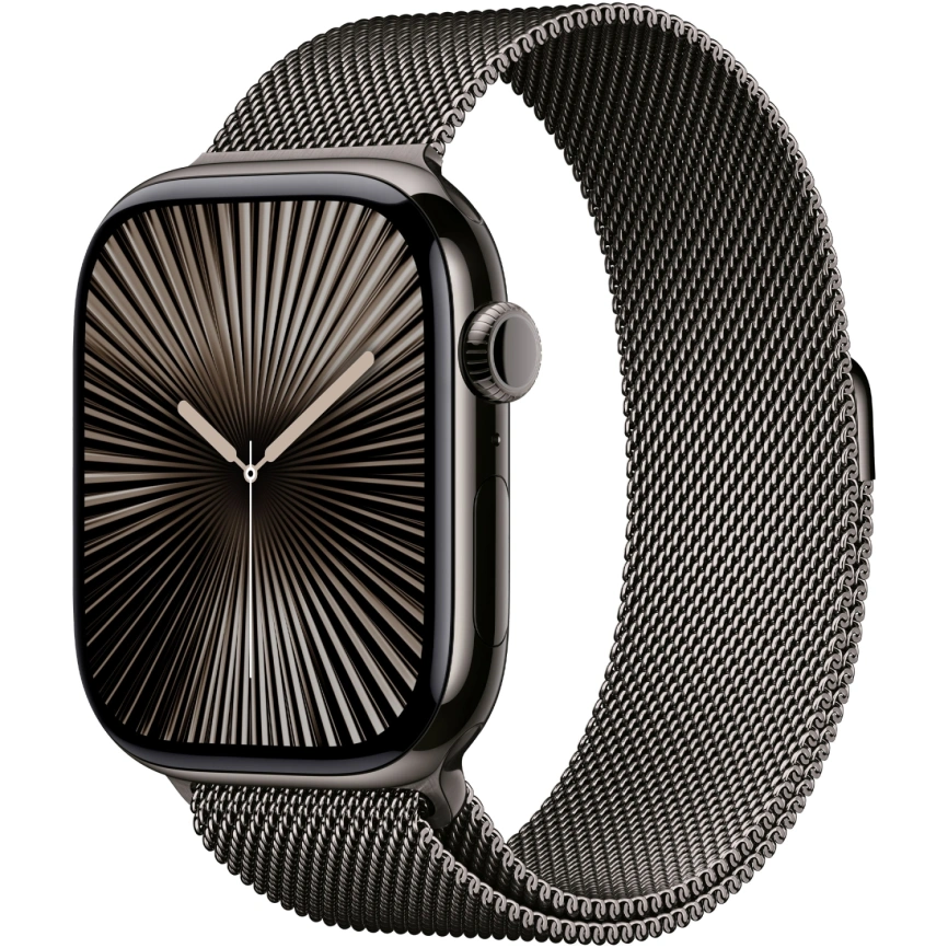 Смарт-часы Apple Watch Series 10 46mm Slate Titanium Case with Slate Milanese Loop фото 1