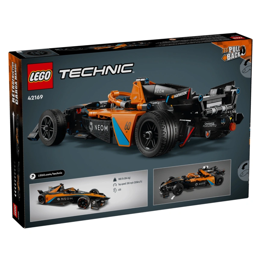 Конструктор LEGO Technic McLaren Formula E Race Car 42169 фото 7