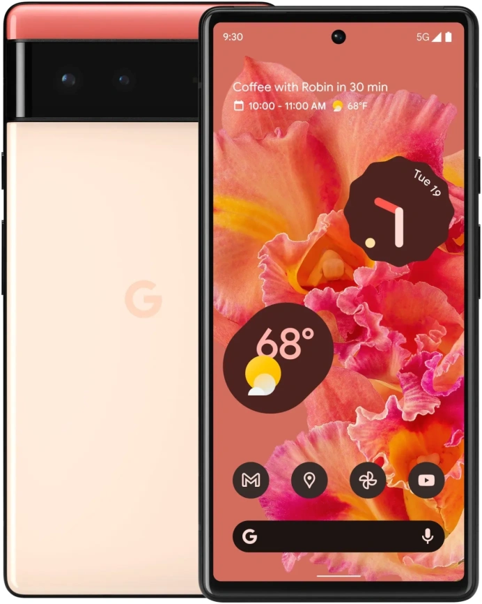 Смартфон Google Pixel 6 8/128GB Kinda Coral Розовый (JP) фото 1