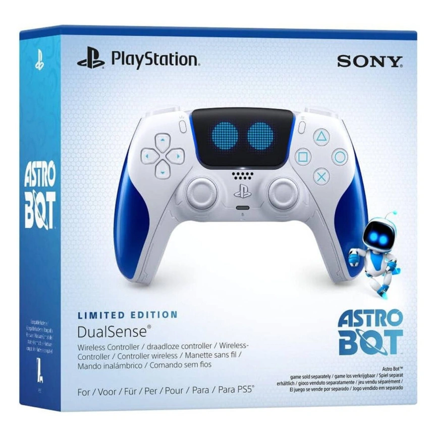 Джойстик беспроводной Sony DualSense для PS5 (CFI-ZCT1W) Astro Bot Limited Edition фото 5