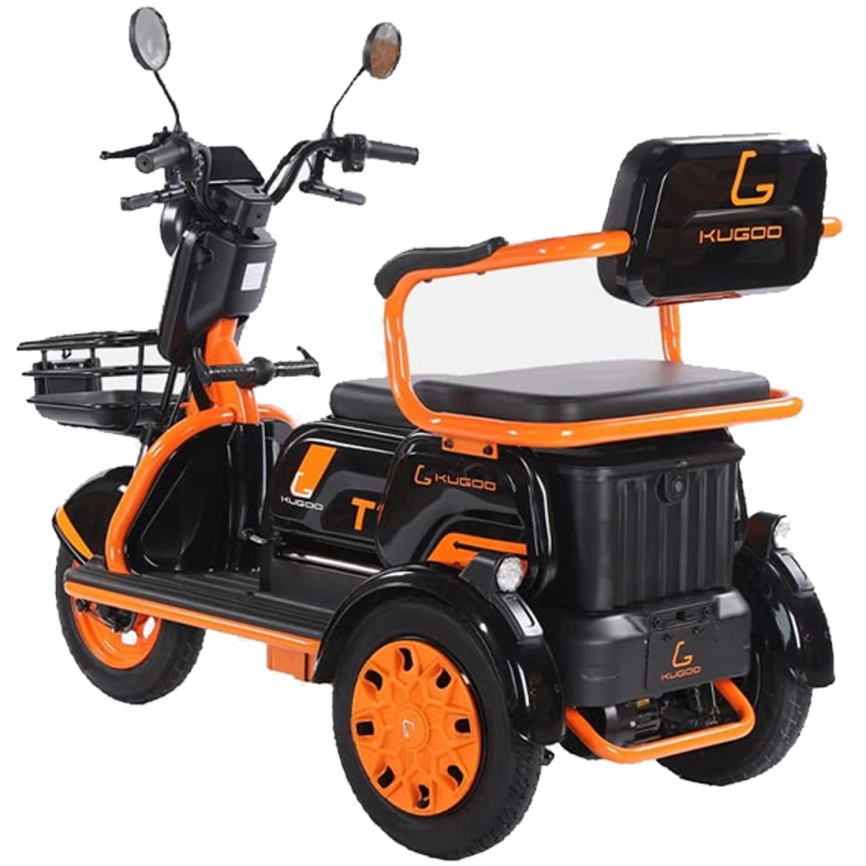 Электротрицикл Kugoo T1 Black фото 2