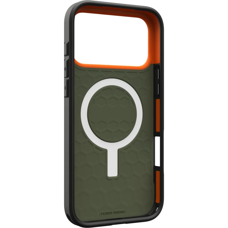 Чехол UAG MagSafe Civilian для iPhone 17 Pro Olive/Orange фото 4