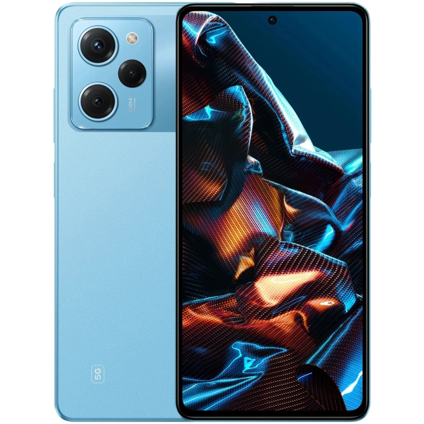 Смартфон XiaoMi Poco X5 Pro 5G 8/256Gb Blue EAC фото 1