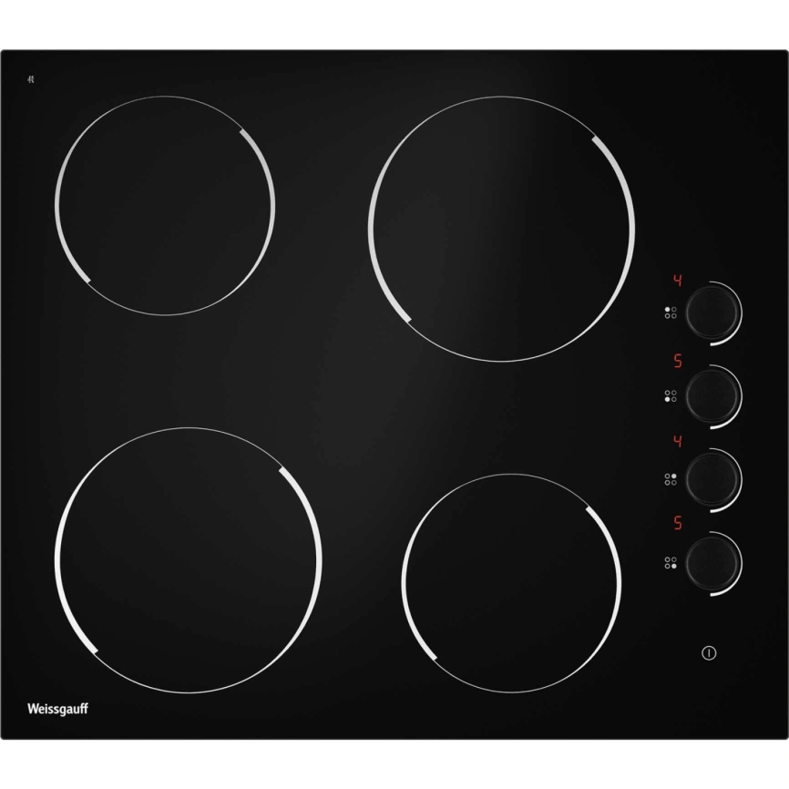 Электрическая варочная панель Weissgauff HV 640 BK Black фото 1