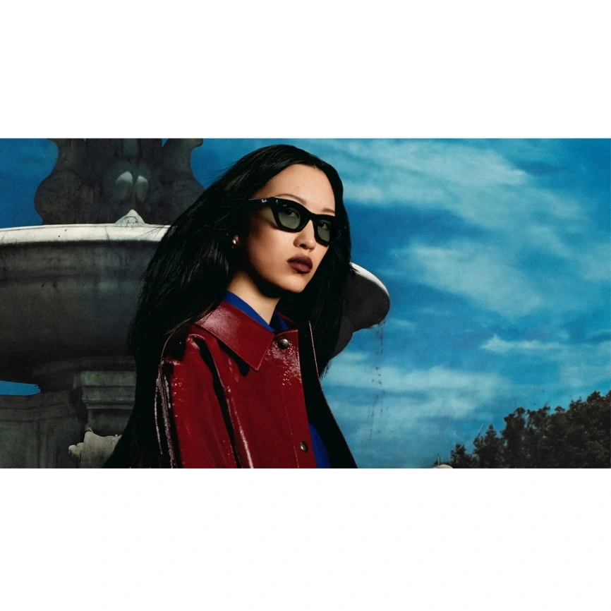Умные очки Ray-Ban Zena (Gen 3) Shiny Black Standard Transitions Graphite Green фото 6
