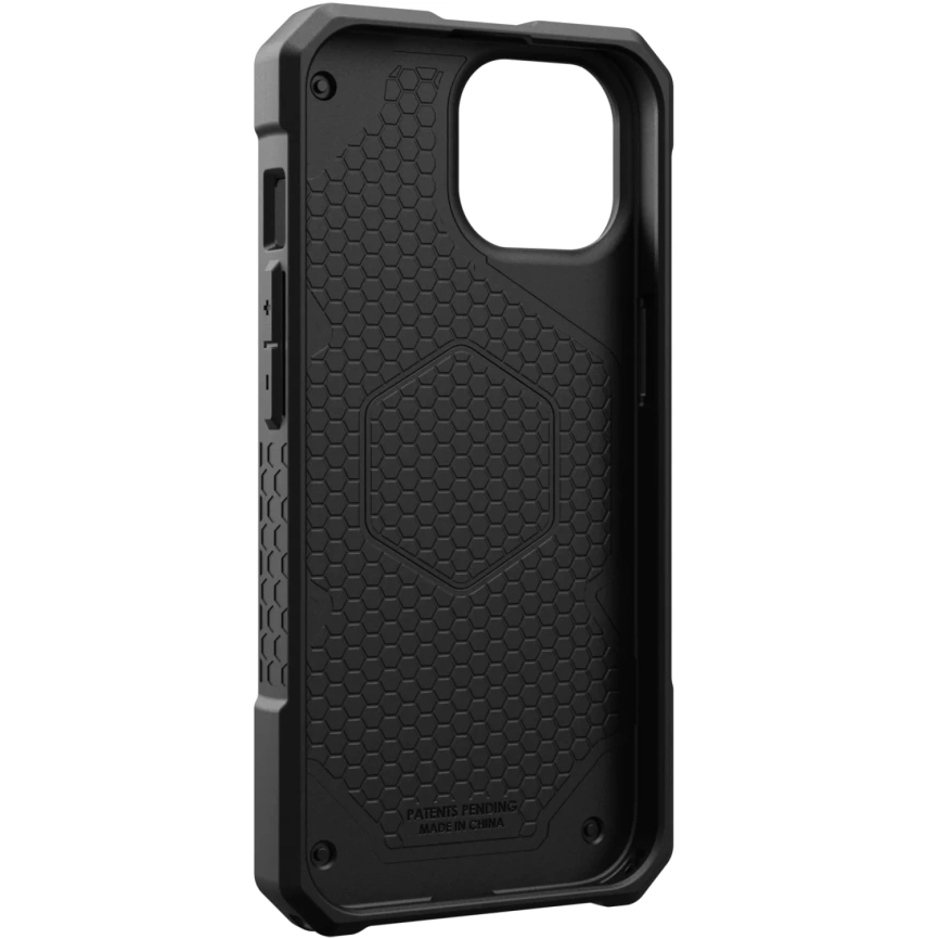 Чехол UAG Monarch Pro with MagSafe для iPhone 15 Kevlar Black (114219113940) фото 2