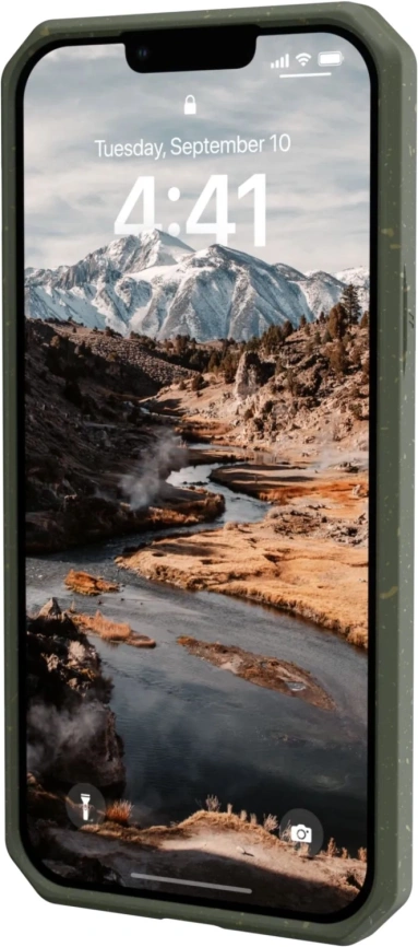 Чехол UAG Biodegradable Outback для iPhone 14 Plus Olive фото 6