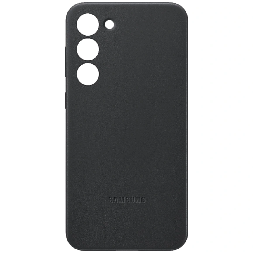 Чехол Samsung Series для Galaxy S23 Plus Leather Case Black фото 1