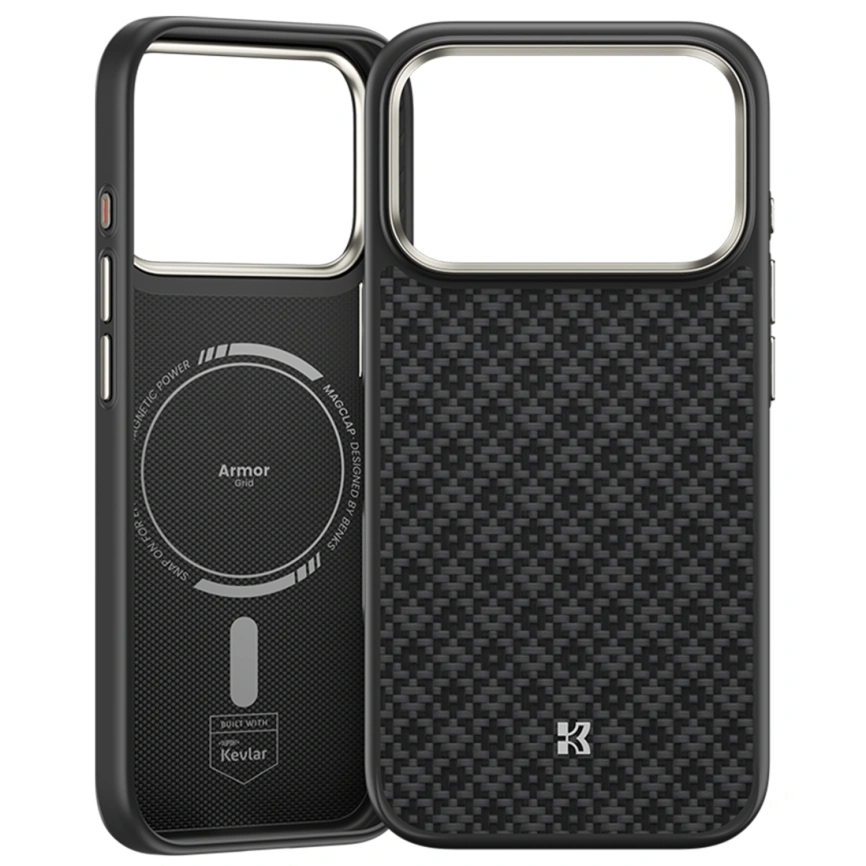 Чехол Benks ArmorGrid Pro Case Kevlar для iPhone 18 Pro Black (C.K.FL.AP.BK.B072) фото 2