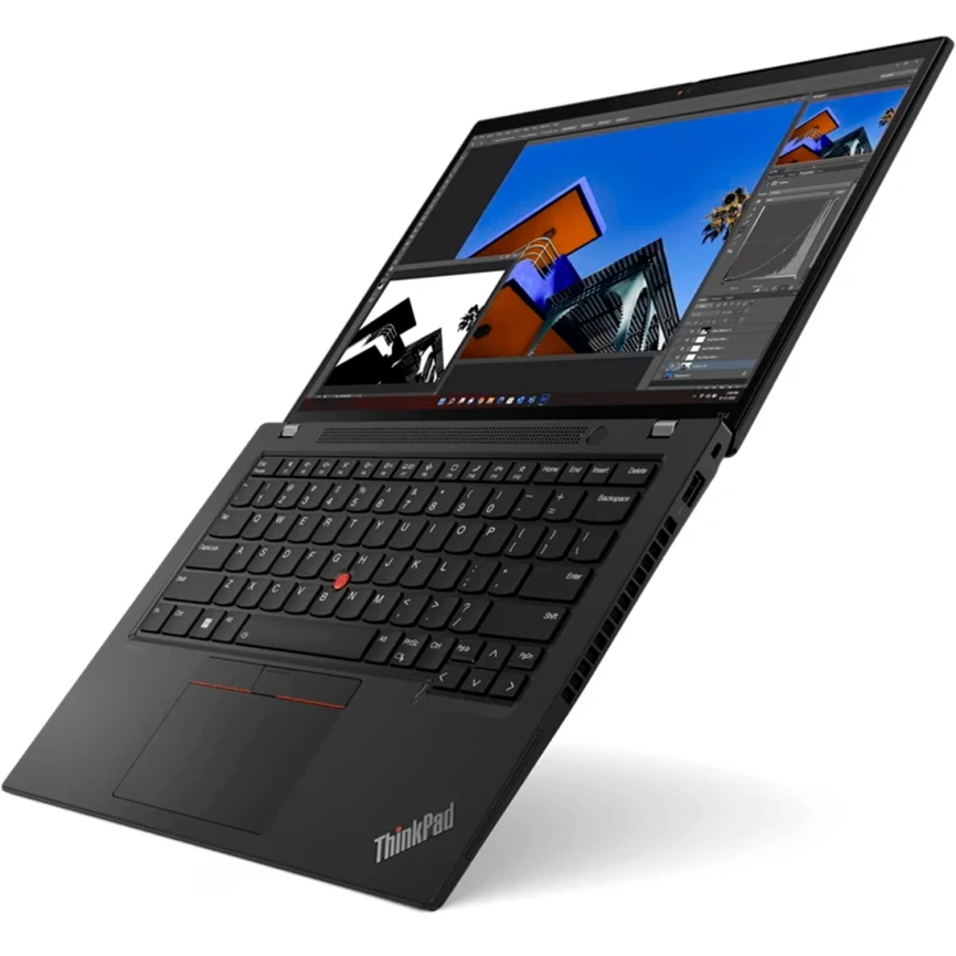Ноутбук Lenovo ThinkPad T14 G4 14 FHD IPS/ i5-1335U/32GB/1TB SSD (21HD003MRT) Black фото 2