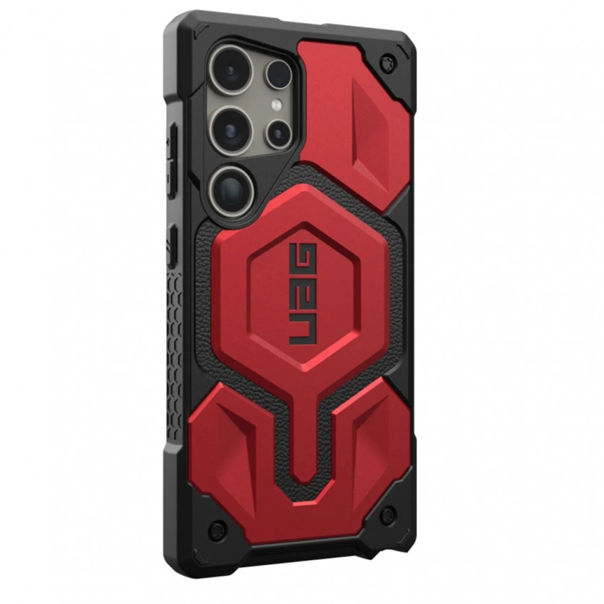 Чехол UAG Monarch PRO with MagSafe для Galaxy S24 Ultra Crimson фото 2