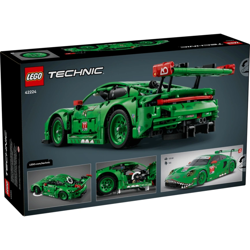 Конструктор LEGO Technic Porsche 911 GT3 R REXY AO Racing Car 42224 фото 7