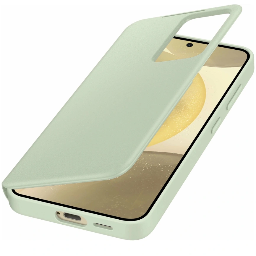 Чехол-книжка Samsung Smart View Wallet Case для S24 Plus Light Green фото 2
