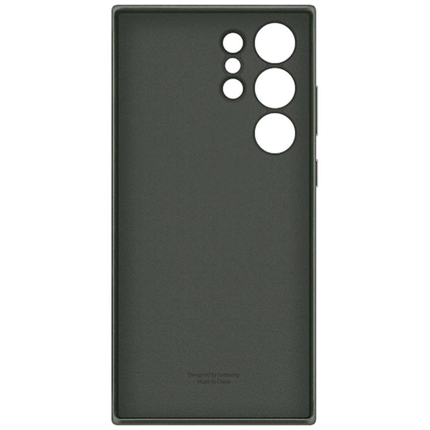 Чехол Samsung Series для Galaxy S23 Ultra Leather Case Green фото 2